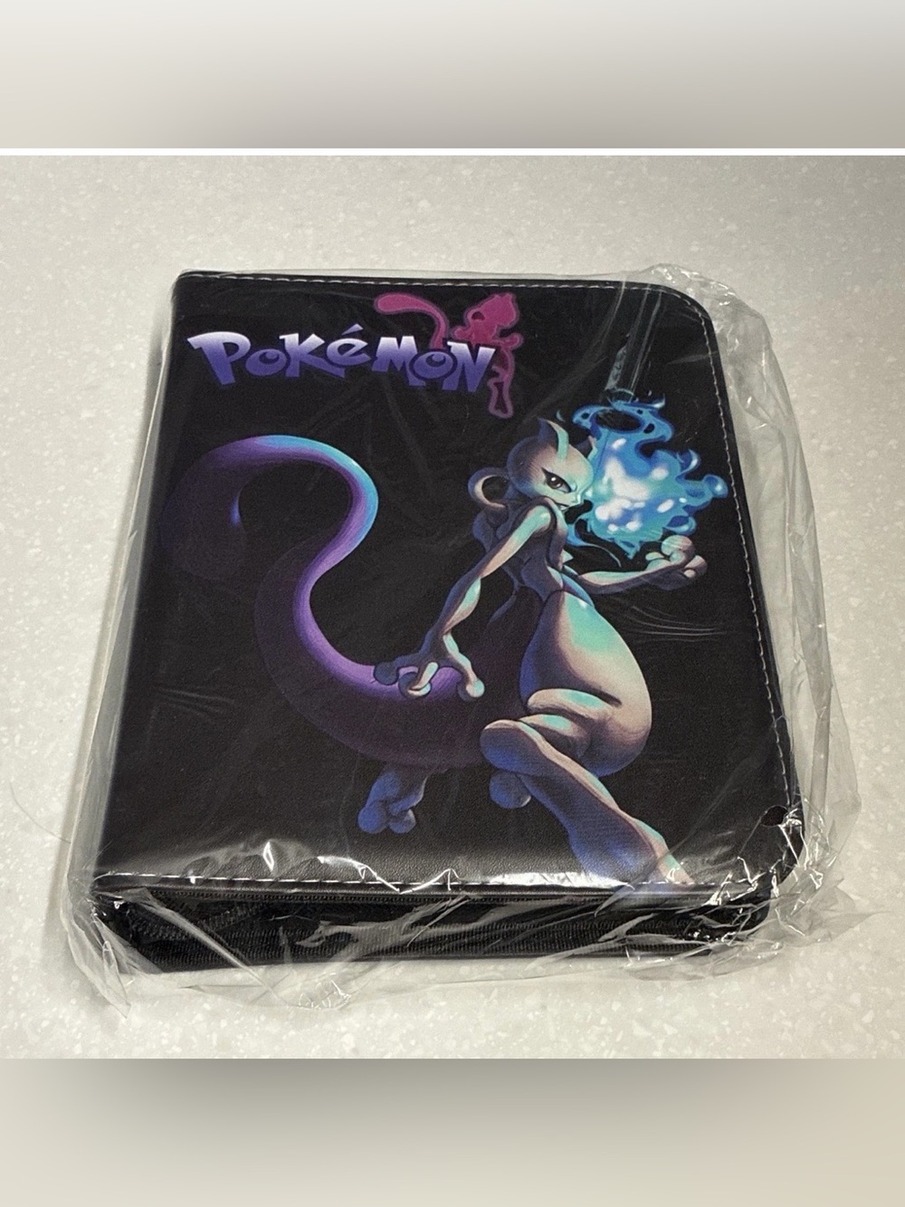 Mewtwo Shadow Flame Pokemon Card Binder - Legendary Psychic Type 400 Slot